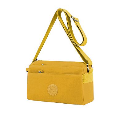 crossbody travel bags lightweight Flowfold Eclipse Bag tested crossbody pack is designed to get you from A to Z whether youre day trekking through Zion or exploring the vibrant avenues of Cape Town Women's Lightweight Nylon Crossbody Bag-Compact