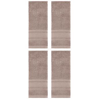 Waffle Cotton Hand Towel Set of 4, Solid Soft Absorbent Hand Towels for Bathroom, Hand, Face 13"x29"