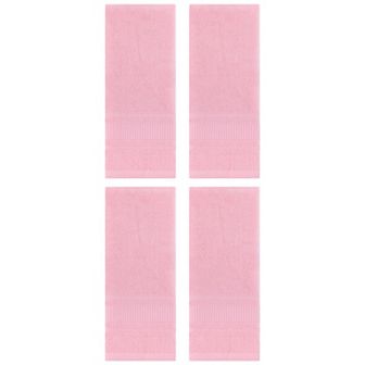 Waffle Cotton Hand Towel Set of 4, Solid Soft Absorbent Hand Towels for Bathroom, Hand, Face 13"x29"
