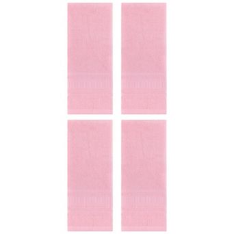 Waffle Cotton Hand Towel Set of 4, Solid Soft Absorbent Hand Towels for Bathroom, Hand, Face 13"x29"