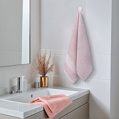4Pcs Hand Towels for Bath, Cotton Soft Absorbent Bathroom Decorative Towels 14"x30"&13"x29"