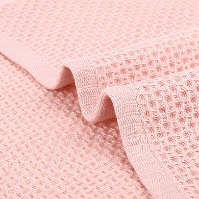 4Pcs Waffle Hand Towel Set, Soft Towels for Bathroom, Hotel and Spa 13"x30"&13"x28"