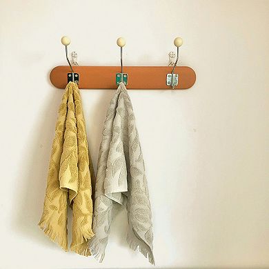 4Pcs Jacquard and Geometric Pattern Boho Decorative Hand Towels, Cotton Soft Towels 14"x30"&13"x29"