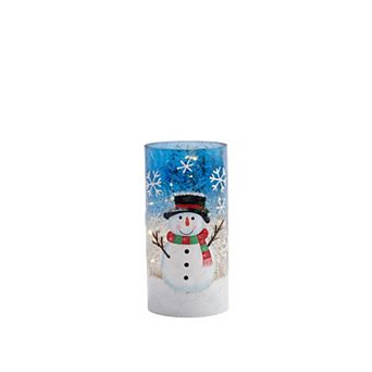 Studio 66 Frosty Snowman LED Vase Lighting Table Decor