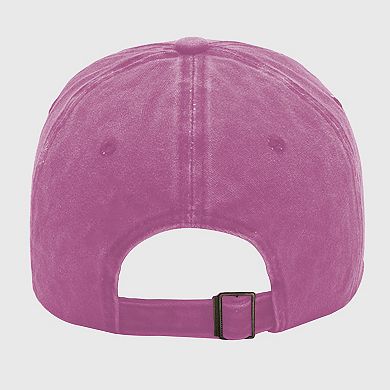 Women's Vintage Washed Baseball Cap with Lemon Embroidery