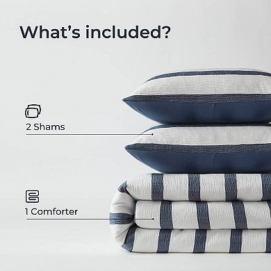 510 Design Merritt Yarn-Dyed Striped Comforter Set