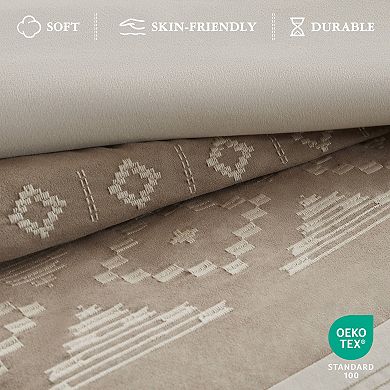 Woolrich Sutherland 5-pc. Microsuede Embroidery Comforter Set with Coordinating Throw Pillows