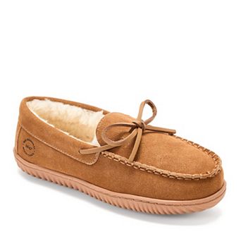 Dearfoams Harriet Women's Genuine Suede Moc Slippers