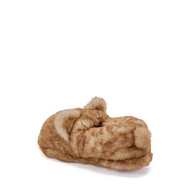 Dearfoams Lil Bear Kids Closed Back Slippers