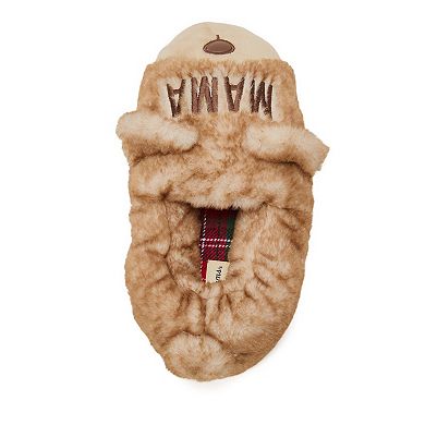 Dearfoams Mama Bear Women's Closed Back Slippers