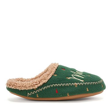 Dearfoams Mama Bear Women's Slip-On Clog Slippers