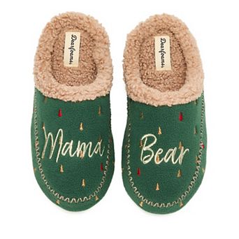 Dearfoams Mama Bear Women's Slip-On Clog Slippers