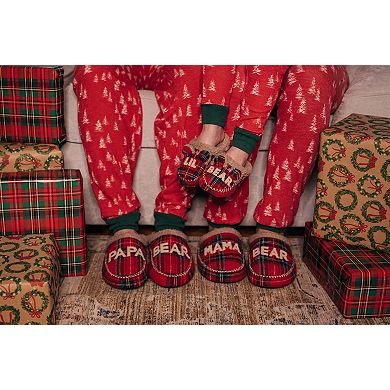 Dearfoams Lil Bear Kids Closed Back Slippers