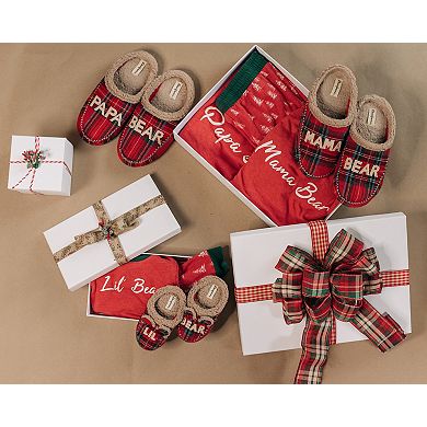 Dearfoams Lil Bear Kids Closed Back Slippers