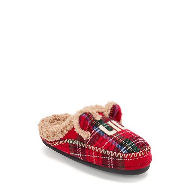 Dearfoams Lil Bear Kids Closed Back Slippers