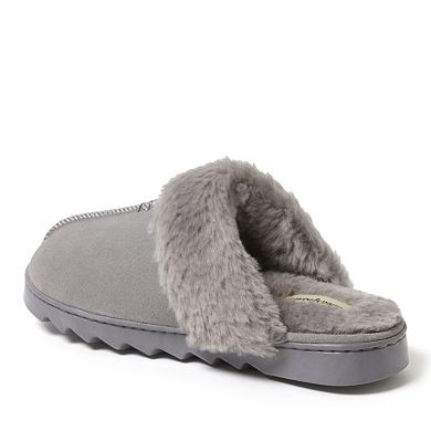 Dearfoams Helena Women's Genuine Suede Scuff Slippers