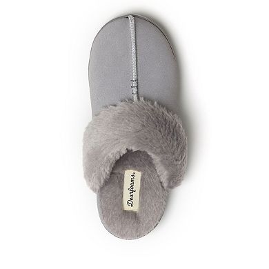 Dearfoams Helena Women's Genuine Suede Scuff Slippers