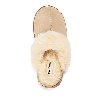 Dearfoams Helena Women's Genuine Suede Scuff Slippers