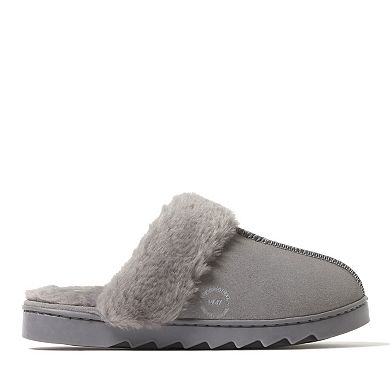 Dearfoams Helena Women's Genuine Suede Scuff Slippers