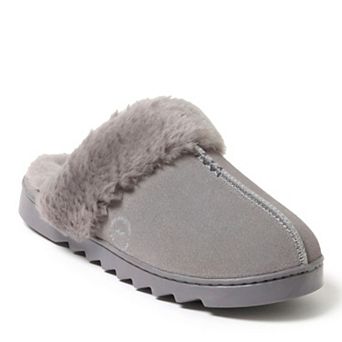 Dearfoams Helena Women's Genuine Suede Scuff Slippers