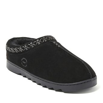 Dearfoams Doreen Women's Genuine Suede Clog With Embroidery