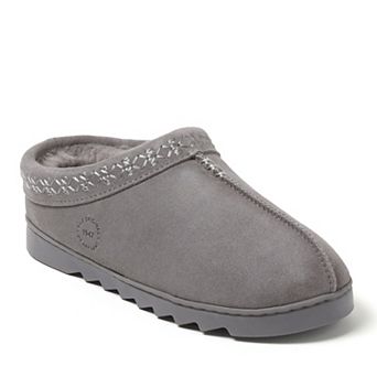 Dearfoams Doreen Women's Genuine Suede Clog With Embroidery