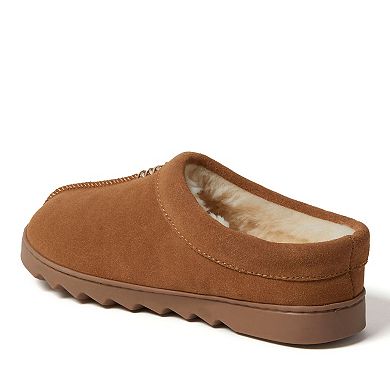 Dearfoams Doreen Women's Genuine Suede Slip-On Clog Slippers