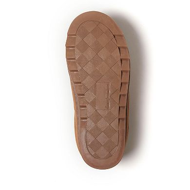 Dearfoams Doreen Women's Genuine Suede Slip-On Clog Slippers
