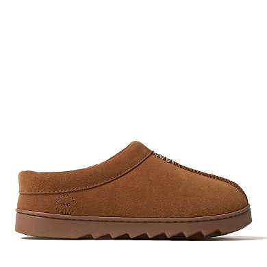 Dearfoams Doreen Women's Genuine Suede Slip-On Clog Slippers