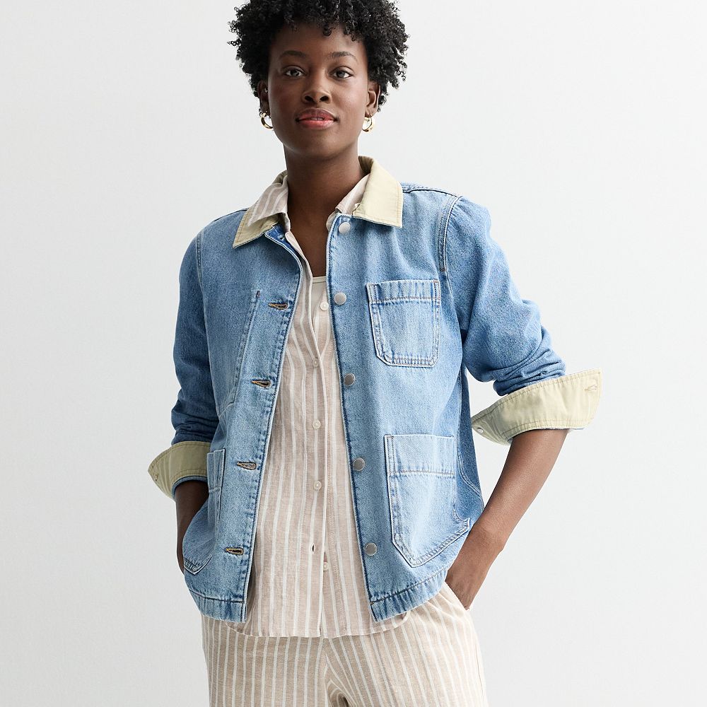 Petite Sonoma Goods For Life® Denim Field Jacket
