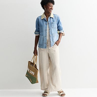 Petite Sonoma Goods For Life® Denim Field Jacket