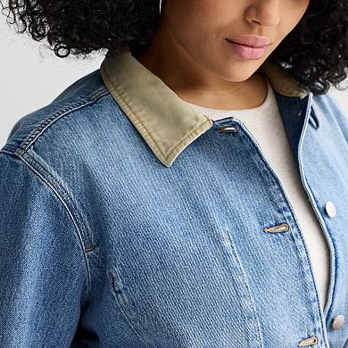 Plus Size Sonoma Goods For Life® Denim Field Jacket