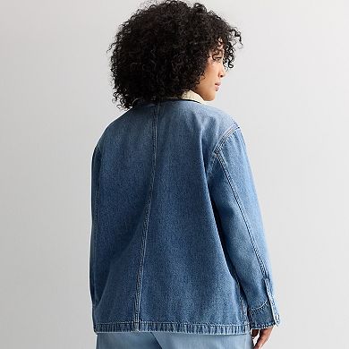 Plus Size Sonoma Goods For Life® Denim Field Jacket