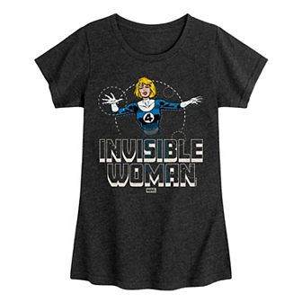 Girls 7-16 Marvel The Fantastic Four: First Steps Invisible Woman Graphic Tee
