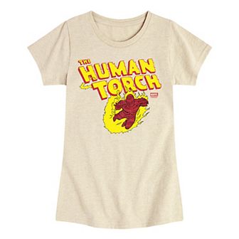 Girls 7-16 Marvel The Fantastic Four: First Steps Human Torch Graphic Tee