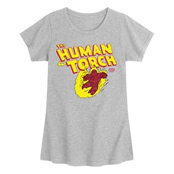Girls 7-16 Marvel The Fantastic Four: First Steps Human Torch Graphic Tee