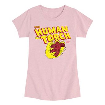 Girls 7-16 Marvel The Fantastic Four: First Steps Human Torch Graphic Tee