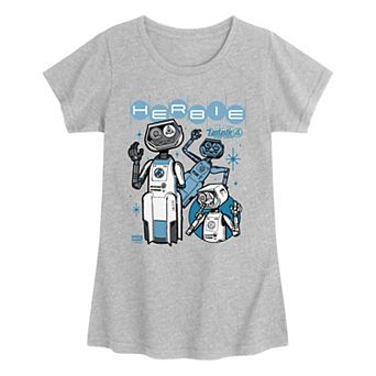 Girls 7-16 Marvel The Fantastic Four: First Steps Herbie Graphic Tee