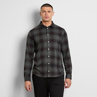 Big & Tall Van Heusen Long Sleeve Performance Knit Shirt