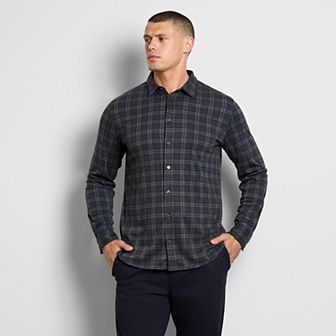Big & Tall Van Heusen Long Sleeve Performance Knit Shirt