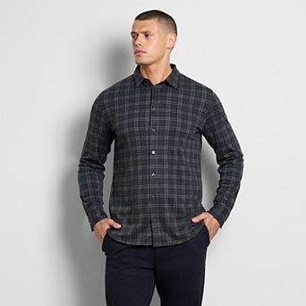 Big & Tall Van Heusen Long Sleeve Performance Knit Shirt