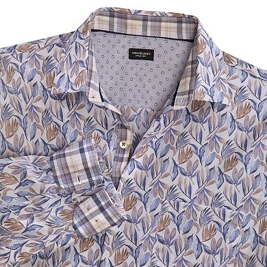 Big & Tall Van Heusen Long Sleeve Halogen Print Shirt