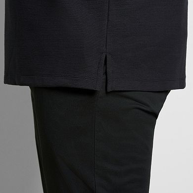 Big & Tall Van Heusen Long Sleeve Ottoman Blocked Polo