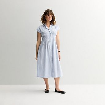 Women's Sonoma Goods For Life® A-Line Midi Shirt Dress