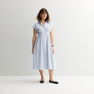 Women's Sonoma Goods For Life A-Line Midi Shirt Dress