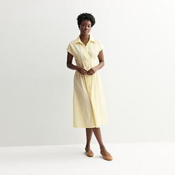 Women's Sonoma Goods For Life® A-Line Midi Shirt Dress
