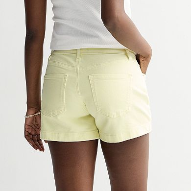Women's Sonoma Goods For Life® Mid Rise Tie Waist Shorts