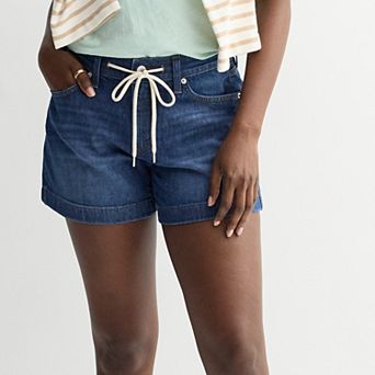 Women's Sonoma Goods For Life® Mid Rise Tie Waist Shorts