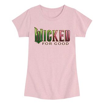 Girls 7-16 Wicked For Good Logo Graphic Tee