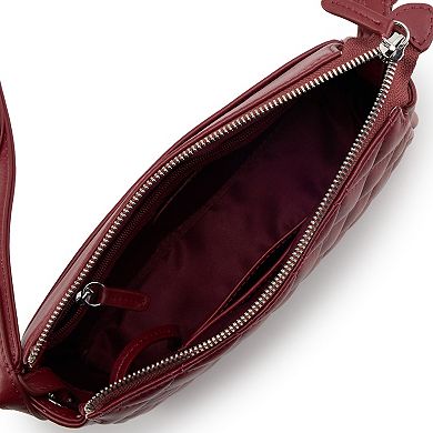 ili Quilted Top Zipper Crossbody Bag